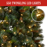 2.3M Christmas Tree with Twinkle Lights Bryson Pine