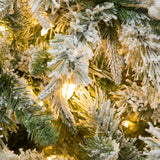 7.5 ft 229cm Frost Colonial Christmas Tree with Lights