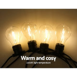 LED Festoon String Lights 20 Bulbs Kits A19 - 23m